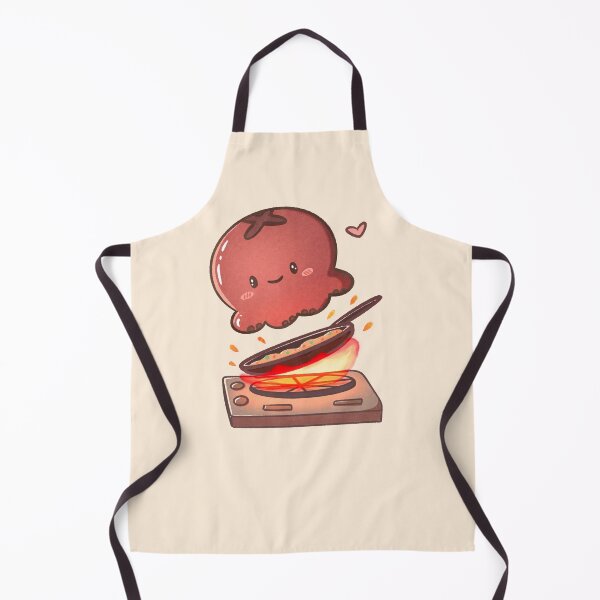 Item preview, Kawaii Grilled Octopus with Fried Rice - Silly Cute Tako designed and sold by ShyHomebodyClub.