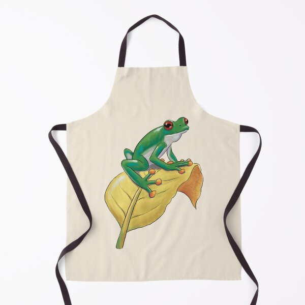 Item preview, Red Eyed Tree Frog Aesthetic Nature Illustration Art designed and sold by art-injoy.