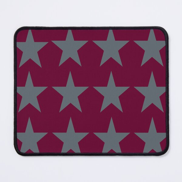 Item preview, Large SLATE GREY and BURGUNDY Red STARS designed and sold by RachelMacht.