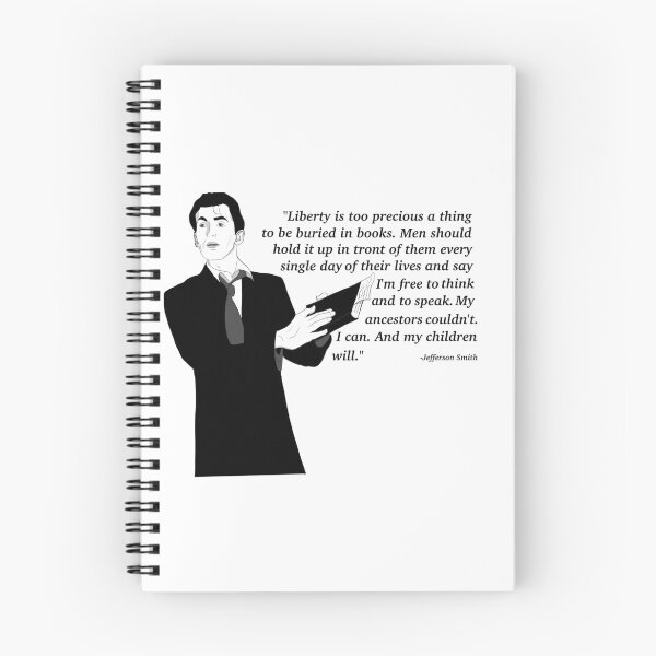 Item preview, Mr. Smith Liberty Quote designed and sold by QuillAndBrush.