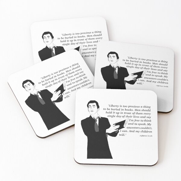 Item preview, Mr. Smith Liberty Quote designed and sold by QuillAndBrush.