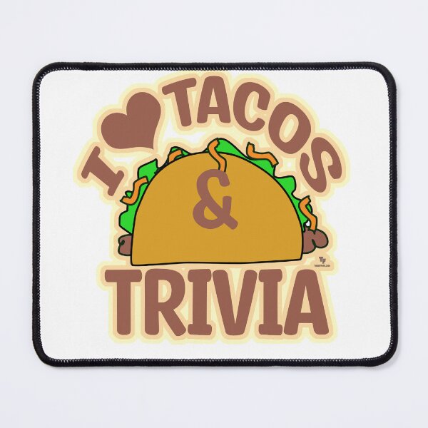 Item preview, Tacos Trivia Funny Gamer Food Design designed and sold by mytshirtfort.