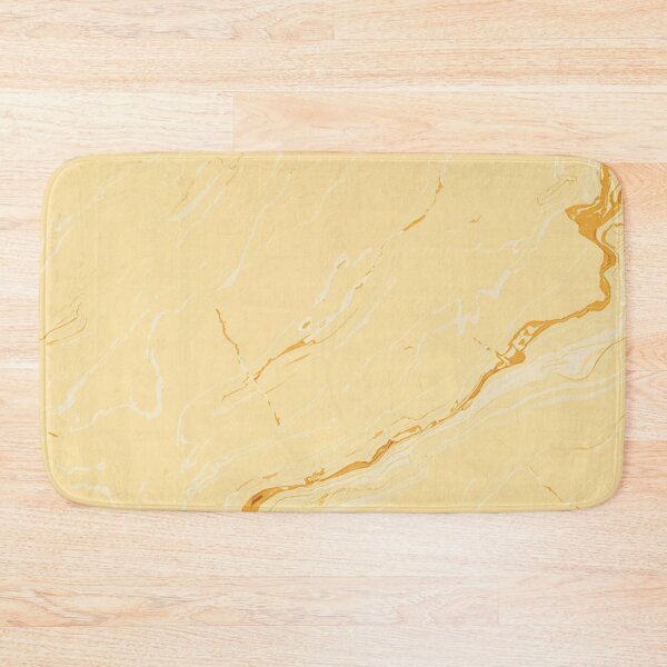 Item preview, Light Canary Baby Yellow Cream Marble Design Pattern designed and sold by burbankdesigns.