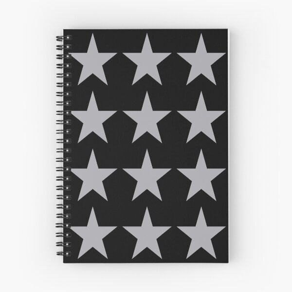 Item preview, Large METALLIC SILVER and BLACK STARS  designed and sold by RachelMacht.