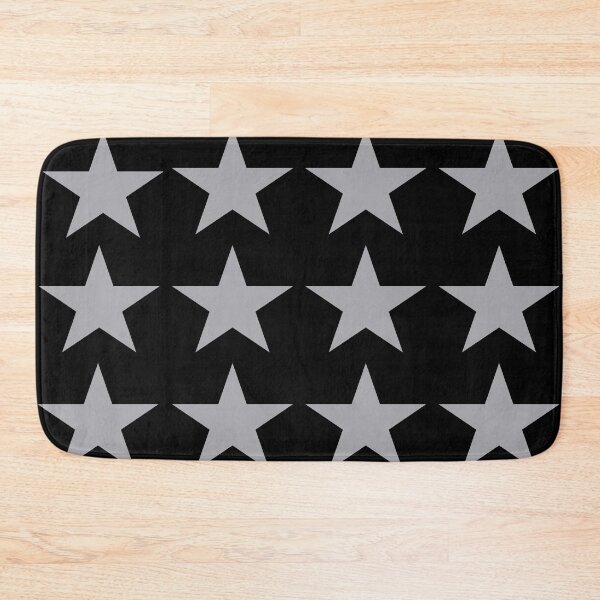 Item preview, Large METALLIC SILVER and BLACK STARS  designed and sold by RachelMacht.