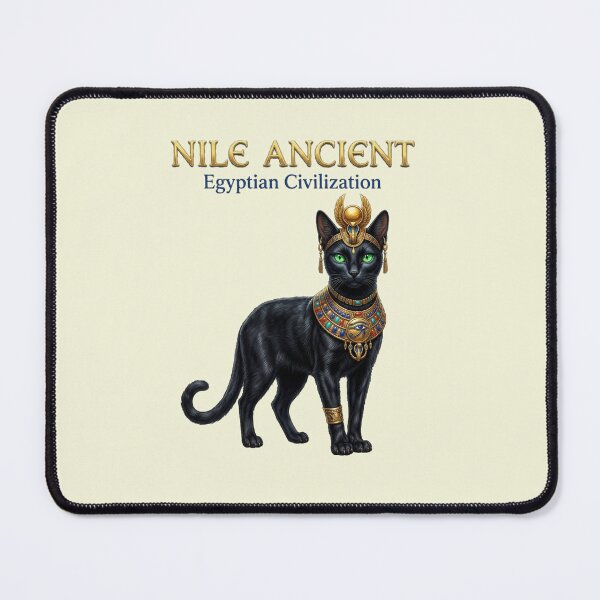 Item preview, Black Cat Bastet T-Shirt Ancient Egyptian Art | Egyptian Goddess Cat | Dark Academia Aesthetic Vintage Graphic Tee designed and sold by NileAncient.