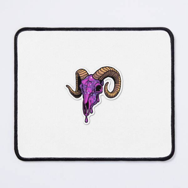 Item preview, sticky aries ram skull designed and sold by StickyScorpio.