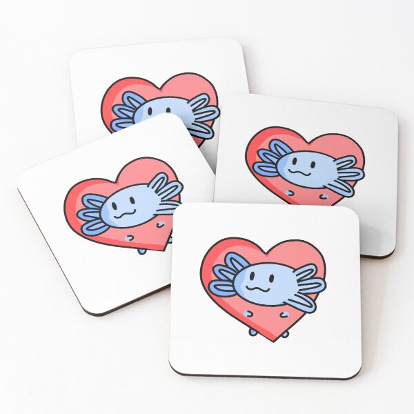 Item preview, Axolotl in heart costume designed and sold by BeskidyArt.