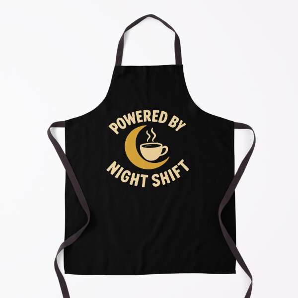Item preview, Powered by Night Shift Funny Moon Nurse Coffee Gift Design designed and sold by Dantin.