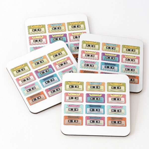 Item preview, Colorful Retro Cassette Tapes designed and sold by sankura.