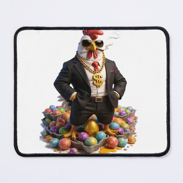 Item preview, Egg Boss Chicken designed and sold by RØNI AI.