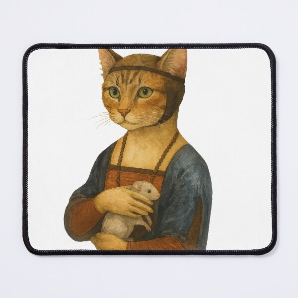 Item preview, Renaissance Cat with Mouse designed and sold by MrFoxy.