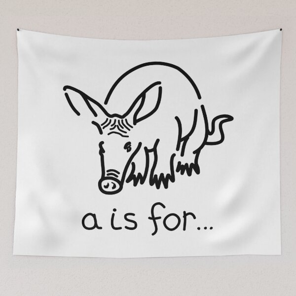 Item preview, a is for aardvark designed and sold by charlielloyd.