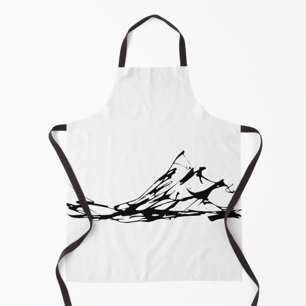 Item preview, Mountain Range IV, Handdrawn Abstract Ink Sketch designed and sold by SWSandraWechner.