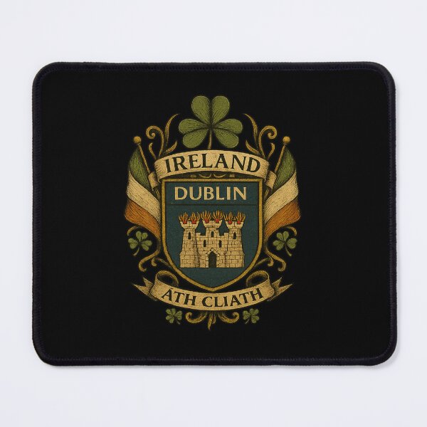 Item preview, County Dublin Ireland Coat of Arms Heritage designed and sold by REAL IRISH GIFTS.