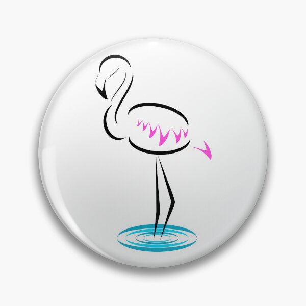Item preview, Black Flamingo (Light Pink Wings) designed and sold by Risa-C.