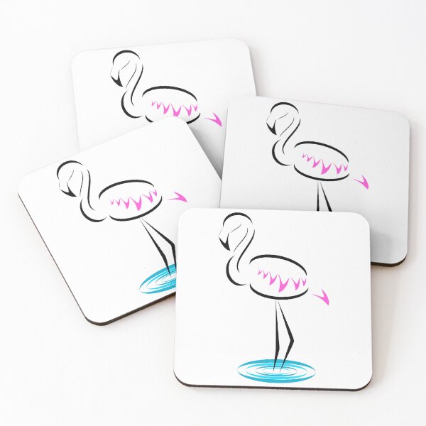 Item preview, Black Flamingo (Light Pink Wings) designed and sold by Risa-C.