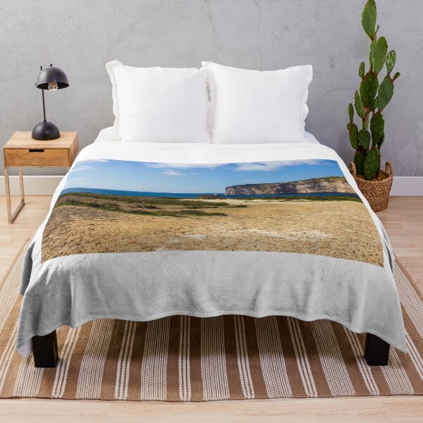 Item preview, Wildflower Meadow Along Rocky Coastline With Ocean Cliffs, Sandy Path and Blue Sky designed and sold by Nmallia.