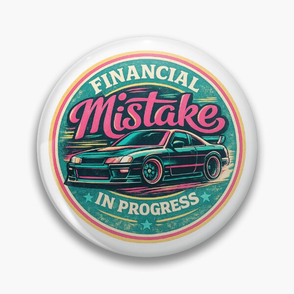 Item preview, Financial Mistake in Progress – Retro Drift Edition designed and sold by TomoMadeIt.