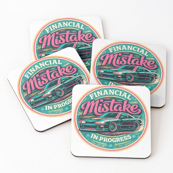 Item preview, Financial Mistake in Progress – Retro Drift Edition designed and sold by TomoMadeIt.