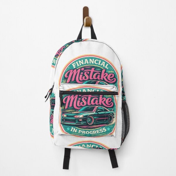 Item preview, Financial Mistake in Progress – Retro Drift Edition designed and sold by TomoMadeIt.
