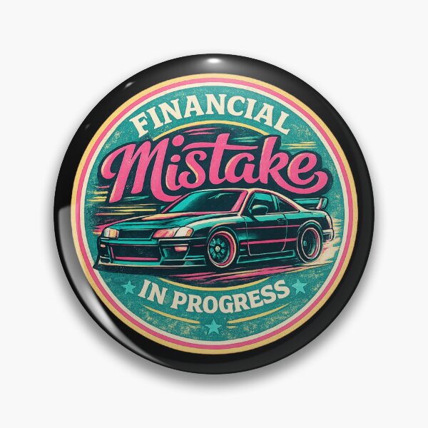 Item preview, Financial Mistake in Progress – Retro Drift Edition designed and sold by TomoMadeIt.