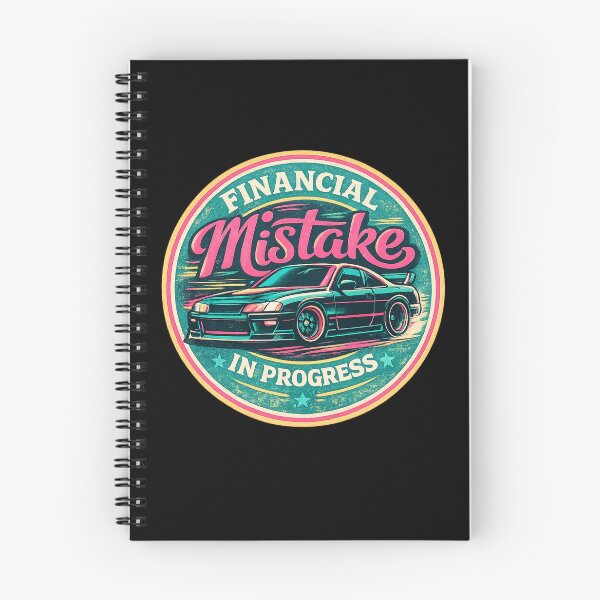 Item preview, Financial Mistake in Progress – Retro Drift Edition designed and sold by TomoMadeIt.