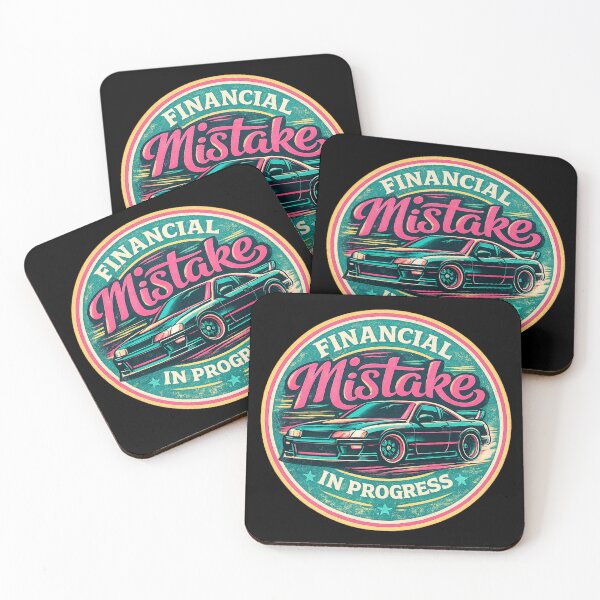Item preview, Financial Mistake in Progress – Retro Drift Edition designed and sold by TomoMadeIt.