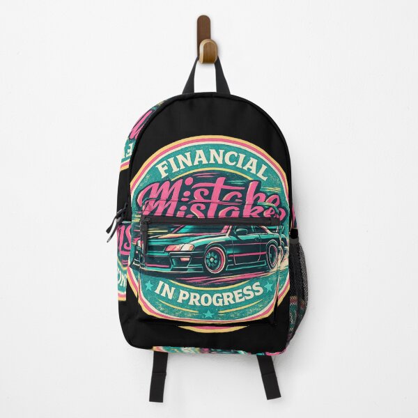 Item preview, Financial Mistake in Progress – Retro Drift Edition designed and sold by TomoMadeIt.