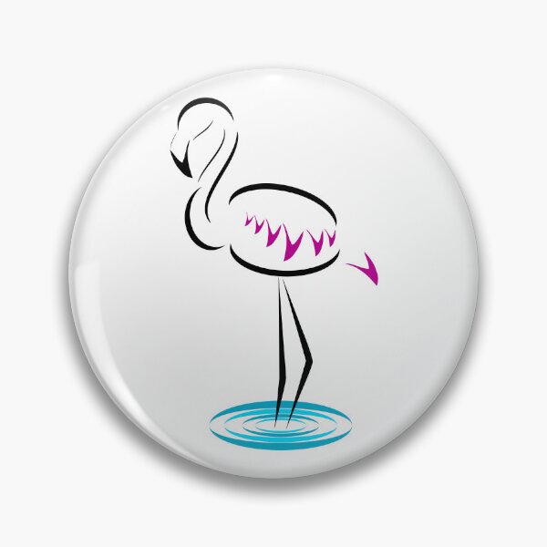 Item preview, Black Flamingo (Dark Pink Wings) designed and sold by Risa-C.