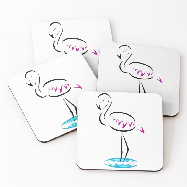 Item preview, Black Flamingo (Dark Pink Wings) designed and sold by Risa-C.