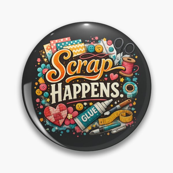 Item preview, Scrap Happens – Colorful Craft Lover Design designed and sold by blankTeeShirt.