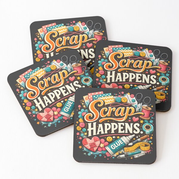 Item preview, Scrap Happens – Colorful Craft Lover Design designed and sold by blankTeeShirt.