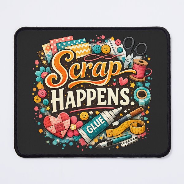 Item preview, Scrap Happens – Colorful Craft Lover Design designed and sold by blankTeeShirt.