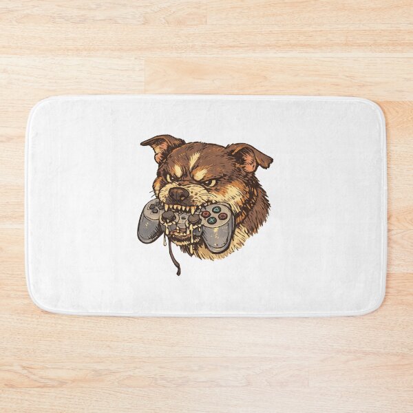 Item preview, Fierce Gamer Dog – Pet with Remote Control designed and sold by NextNoob485.