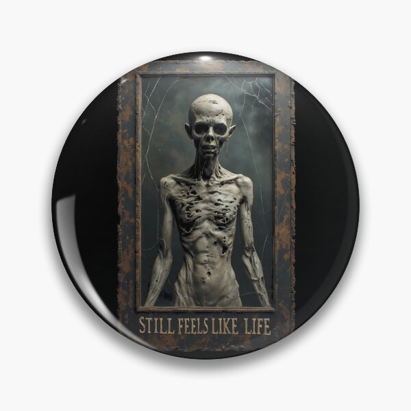 Item preview, Undead Portrait Horror Art – Still Feels Like Life (BLACK) designed and sold by MorbidDreams.