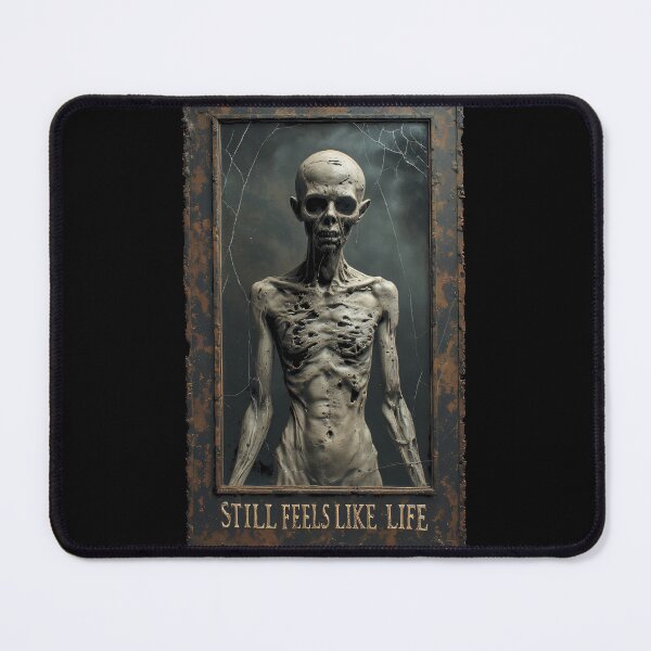Item preview, Undead Portrait Horror Art – Still Feels Like Life (BLACK) designed and sold by MorbidDreams.