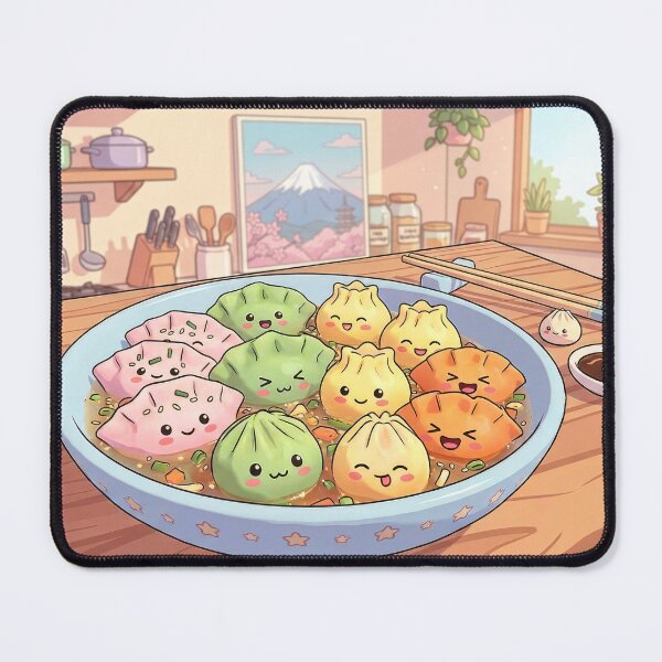 Item preview, "Dumplings Scene in the Kitchen" designed and sold by Tecno-Art-Land.