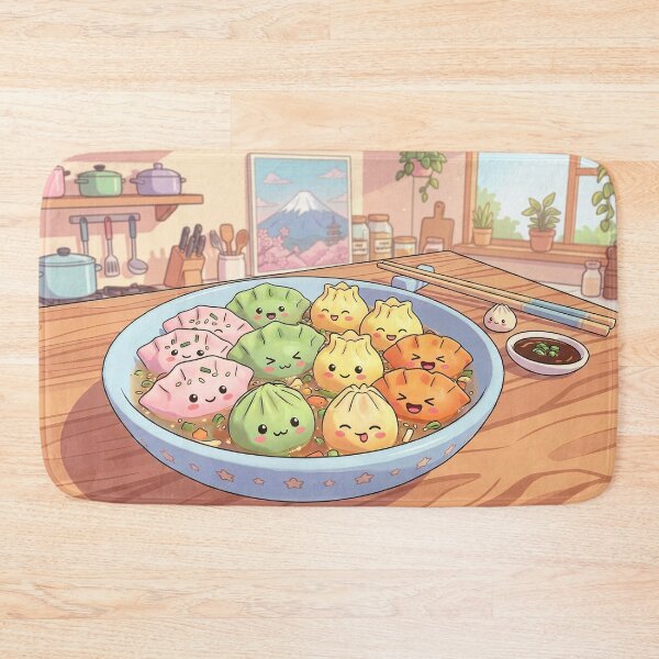 Item preview, "Dumplings Scene in the Kitchen" designed and sold by Tecno-Art-Land.
