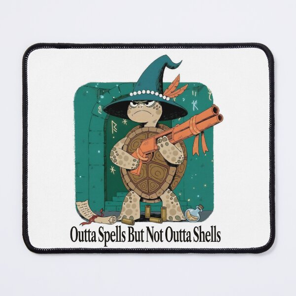 Item preview, Outta Spells But Not Outta Shells - Wizard Turtle designed and sold by TomoMadeIt.