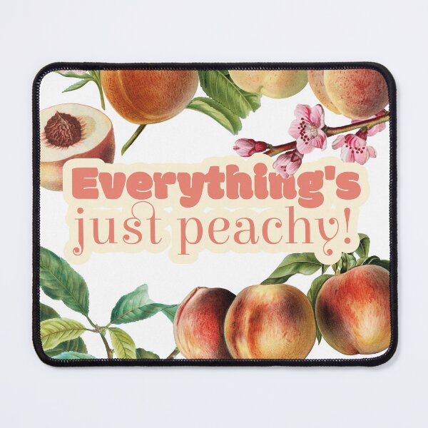 Item preview, Everything's Just Peachy — Vintage Botanical Fruit Print designed and sold by Marlene Wagenhofer.