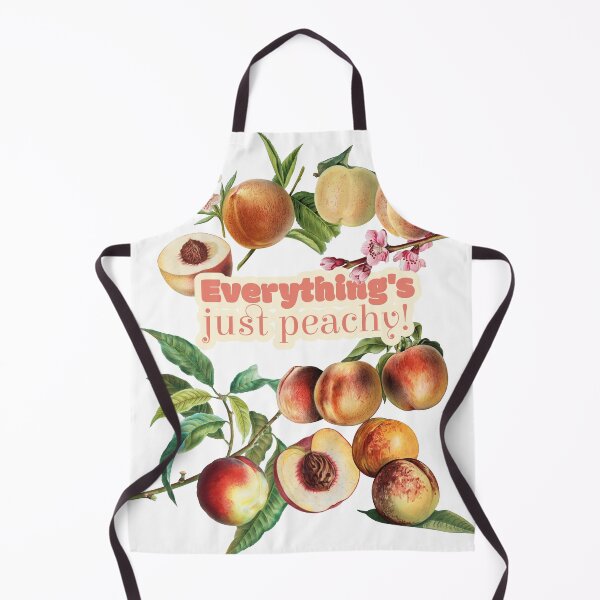 Item preview, Everything's Just Peachy — Vintage Botanical Fruit Print designed and sold by Marlene Wagenhofer.