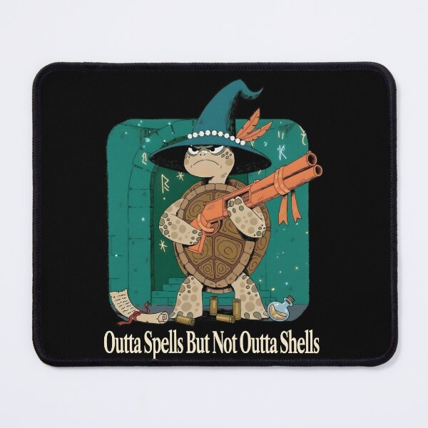 Item preview, Outta Spells But Not Outta Shells - Wizard Turtle designed and sold by TomoMadeIt.