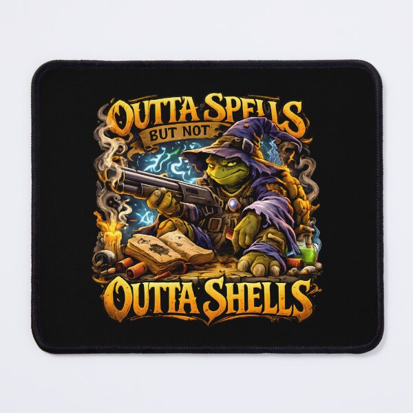 Item preview, Outta Spells But Not Outta Shells - Wizard Turtle designed and sold by TomoMadeIt.