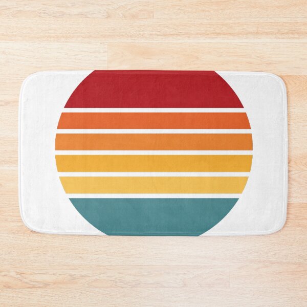 Item preview, Retro Sunset Stripes - Vintage Aesthetic Circle Design designed and sold by TTStudio.