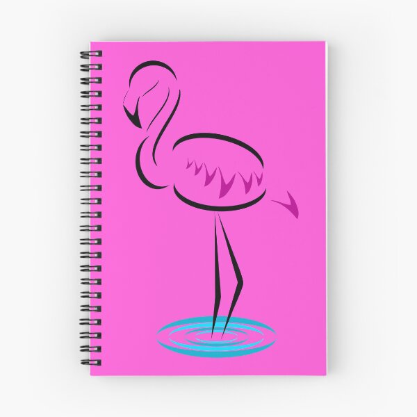 Item preview, Black Flamingo (Light Pink Background) designed and sold by Risa-C.