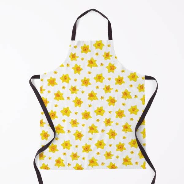 Item preview, Daffodil pattern 2 with white background designed and sold by Paintingsbyapeacock.