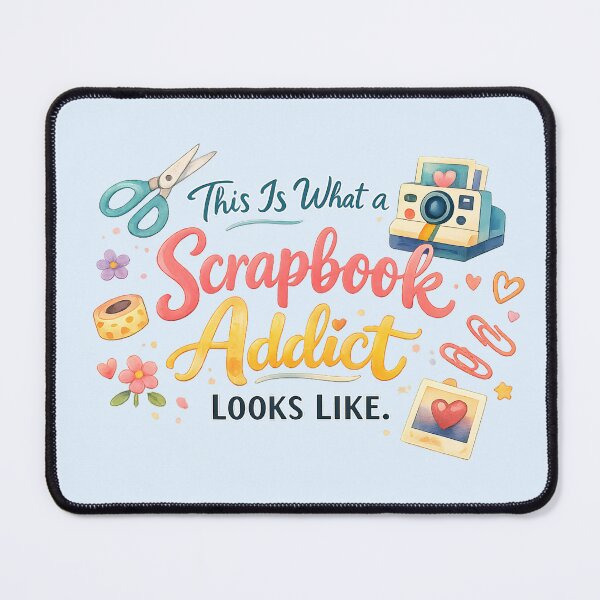 Item preview, This Is What a Scrapbook Addict Looks Like – Cute Crafting Lover Design designed and sold by blankTeeShirt.