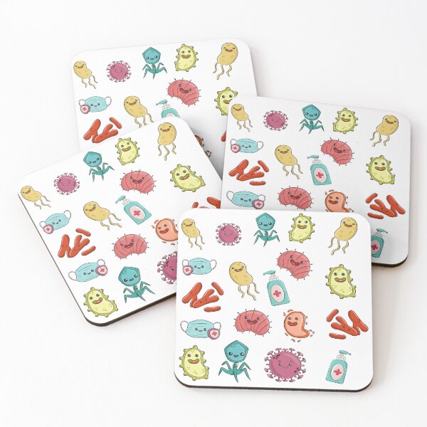 Item preview, Cute Germs and Microbes designed and sold by sankura.