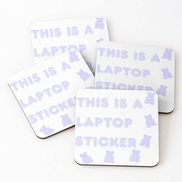 Item preview, Gummy bear laptop sticker designed and sold by Wild Tide.